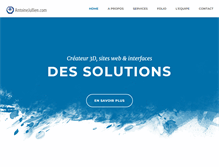 Tablet Screenshot of antoinejullien.com